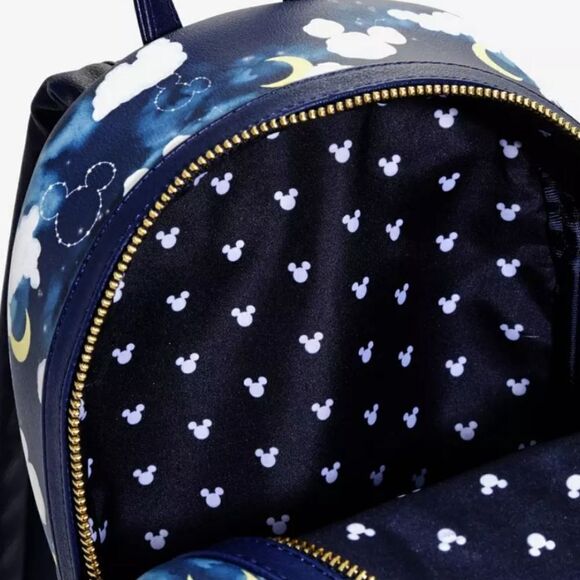 Disney Loungefly Mickey Mouse Clouds Mini Backpack - Picture 5 of 5